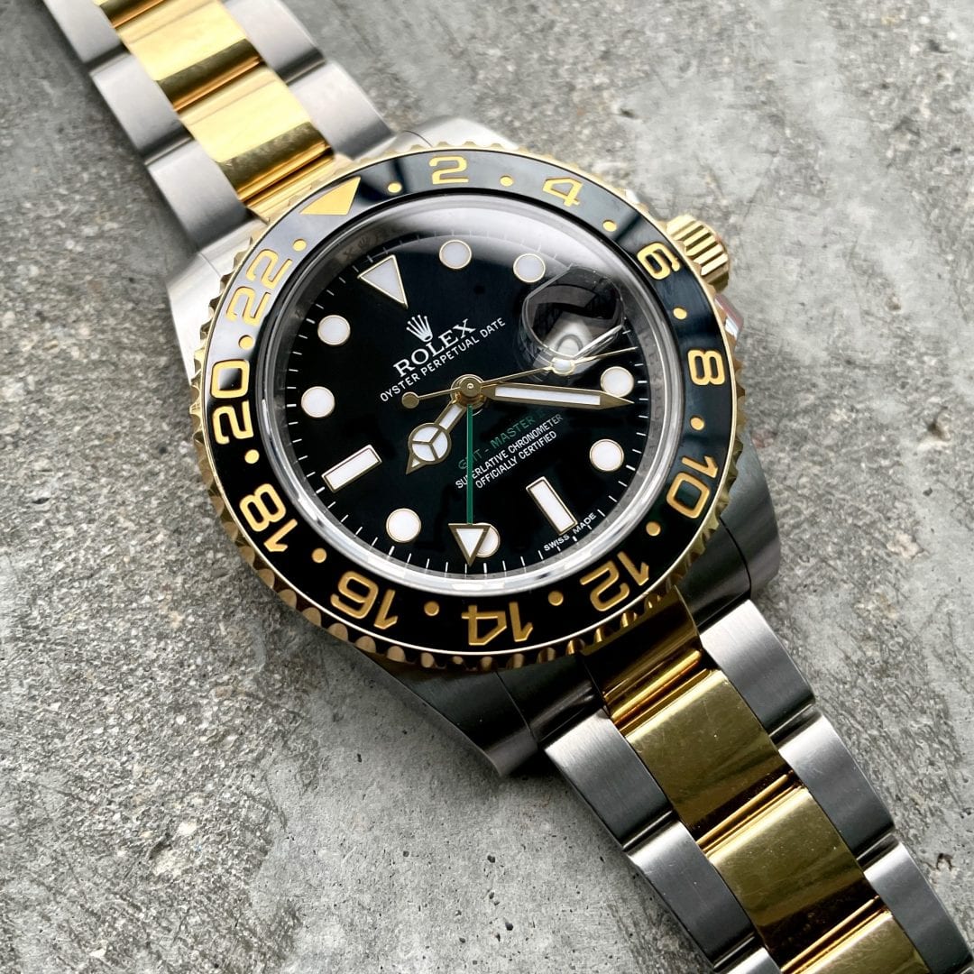 2013 Rolex GMT Master Two Tone 116713 Box + Papers + Original Receipt / Unpolished