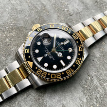 Load image into Gallery viewer, 2013 Rolex GMT Master Two Tone 116713 Box + Papers + Original Receipt / Unpolished
