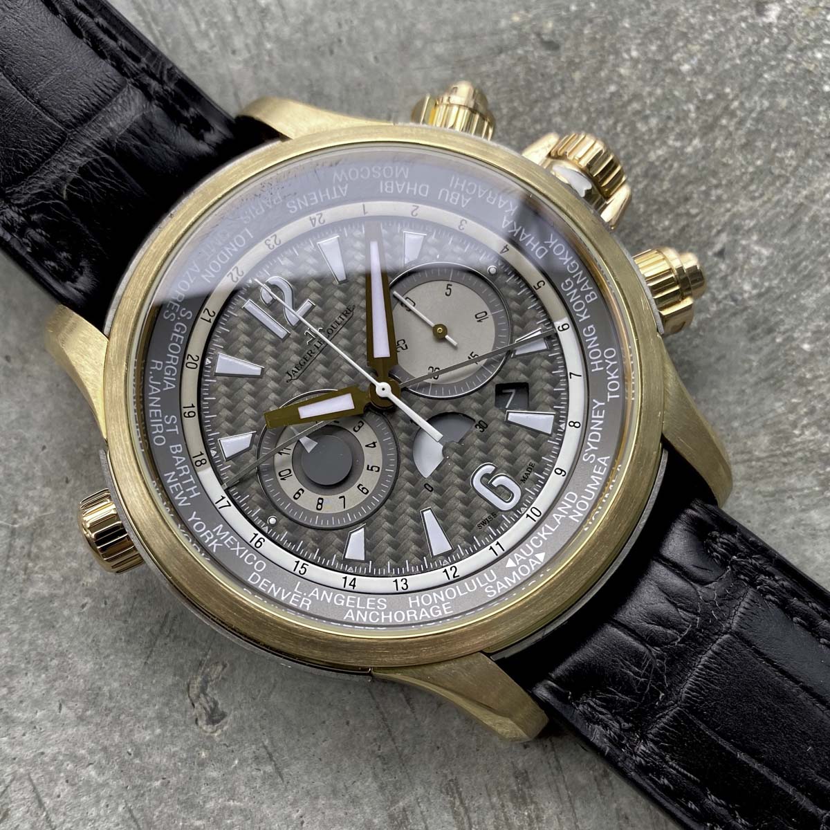 46mm Jaeger LeCoultre Extreme World Master Compressor Yellow Gold 150.2.22