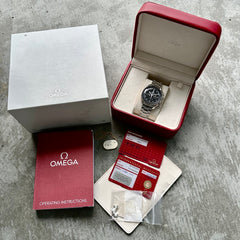 Omega Speedmaster Black Dial 35705000 - Box and Papers