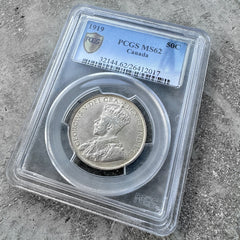 1919 Canada 50 Cent PCGS MS 62