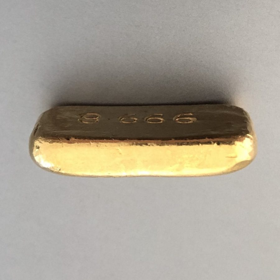 Rothschild 1 oz .9998 Gold Poured Bar