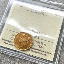 Load image into Gallery viewer, 1872 Newfoundland $2 Gold ICCS MS 62
