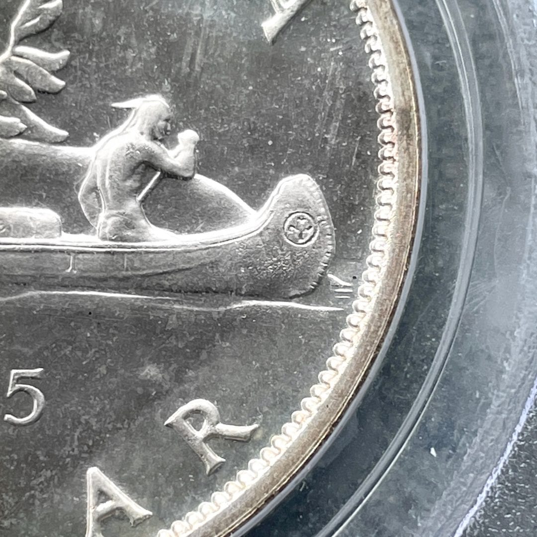1955 Canada 1 Dollar Silver Coin Canada Arnprior - PCGS Gem PL 67 Cameo Old Holder