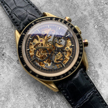 Load image into Gallery viewer, 1992 Omega Speedmaster Gold Skeleton 3696.50.81 Armin Strom - 50 Pieces Made
