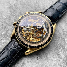 Load image into Gallery viewer, 1992 Omega Speedmaster Gold Skeleton 3696.50.81 Armin Strom - 50 Pieces Made
