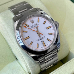 2014 Rolex Milgauss 116400 - White Dial