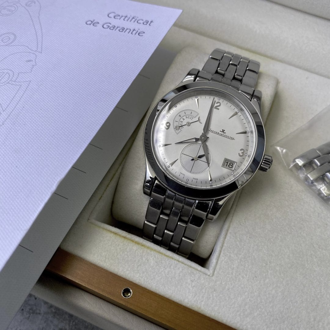Jaeger LeCoultre Master Hometime 40mm Q1628120 6147.880.052.S - - Box + Papers