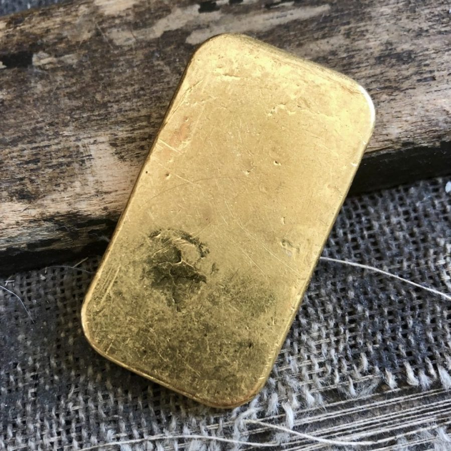 Rothschild 10 Tola .9999 Gold Poured Bar