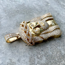 Load image into Gallery viewer, Custom 14K Yellow Gold Pendant featuring 13.1 carats of Diamonds
