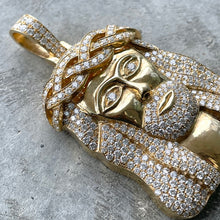 Load image into Gallery viewer, Custom 14K Yellow Gold Pendant featuring 13.1 carats of Diamonds
