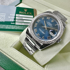 Rolex Datejust 116244 - Factory Diamond bezel