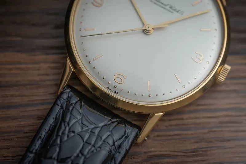 IWC Mens 18k Yellow Gold Calibre 61 Manual Winding