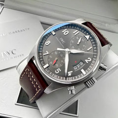 IWC Spitfire 43mm Chronograph IW387802 - Box + Papers + Original Receipt