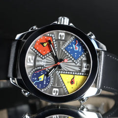 Jacob & Co Five Time Zones with diamonds - Box and Papers