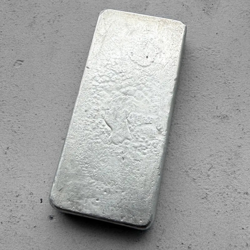 Johnson Matthey 1 Kilo .999 Silver Poured Bar 32.15 oz - D Serial