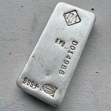 Load image into Gallery viewer, Johnson Matthey 1 Kilo .999 Silver Poured Bar 32.15 oz - D Serial
