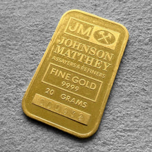 Load image into Gallery viewer, Johnson Matthey 20 Gram Gold Bar Struck .9999+ TD Toronto Dominion Bank
