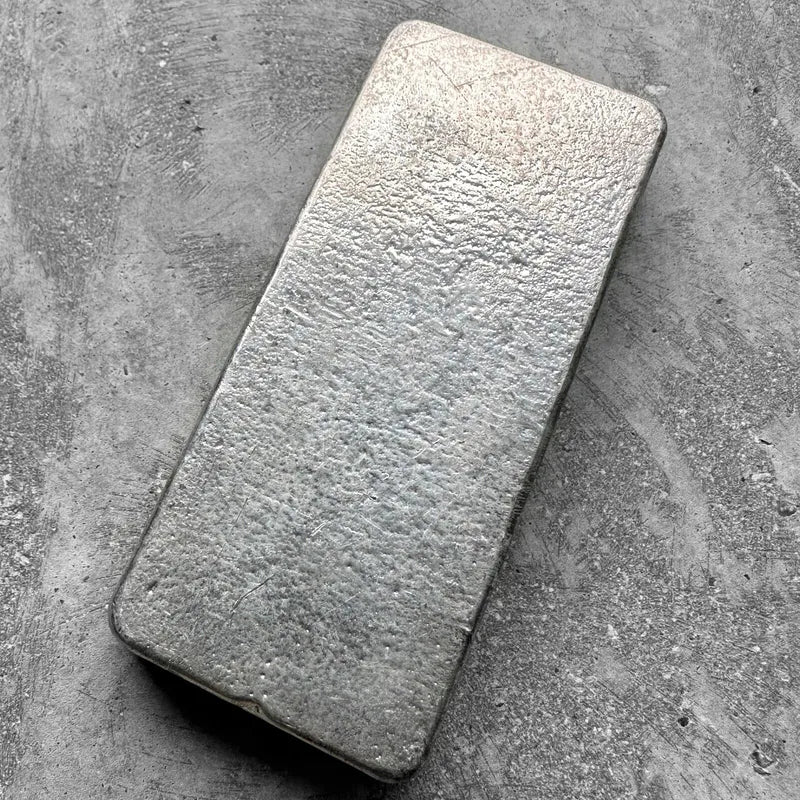 Johnson Matthey Mallory 1 Kilo .999 Silver Poured Bar 32.15 oz