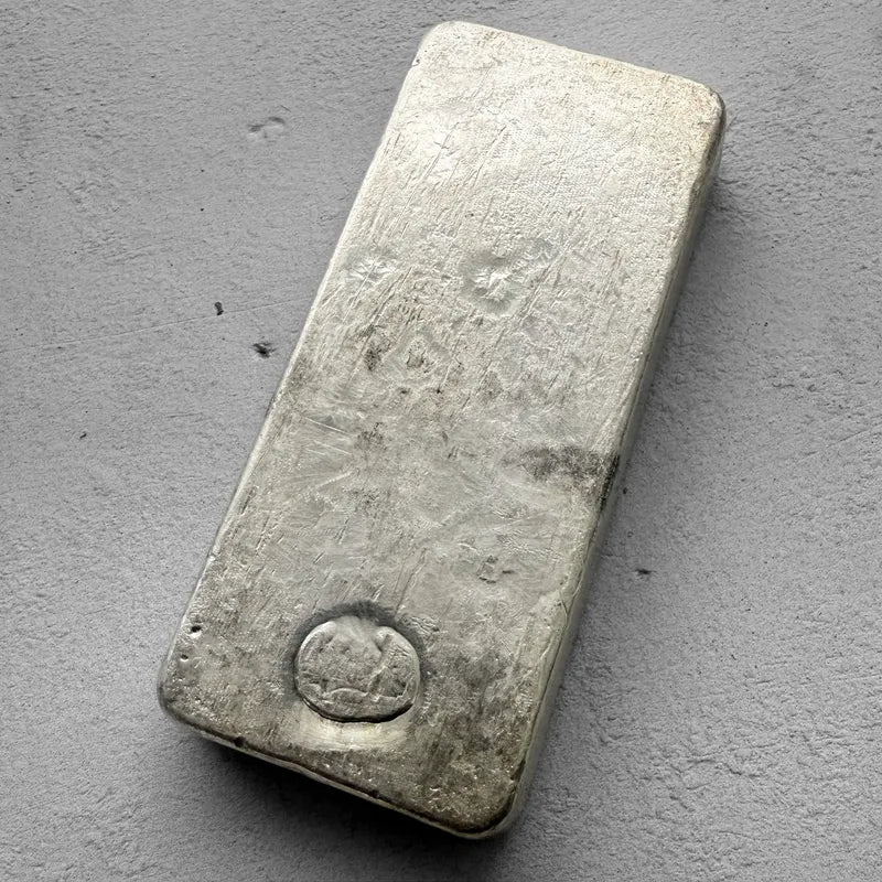 Johnson Matthey Mallory 1 Kilo .999 Silver Poured Bar 32.15 oz