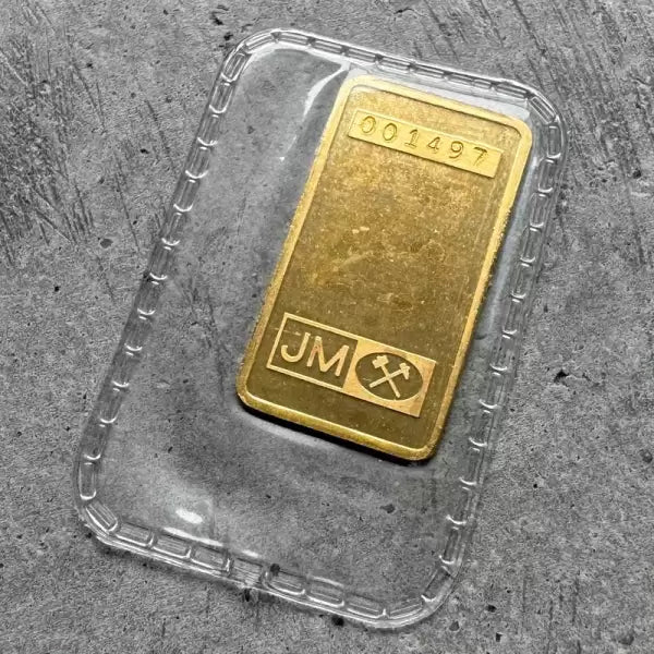Johnson Matthey Scotia 5 Gram Gold Scotiabank Bar Struck .9999+ Sealed