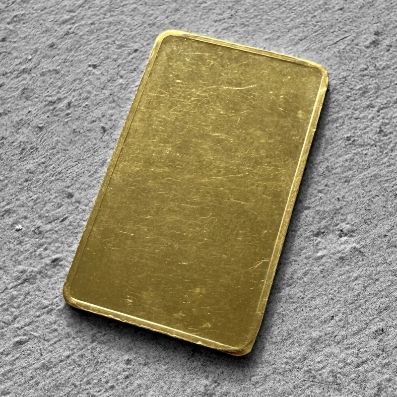 Johnson Matthey blank back 10 Gram Gold Bar Struck .9999+