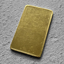 Load image into Gallery viewer, Johnson Matthey blank back 10 Gram Gold Bar Struck .9999+

