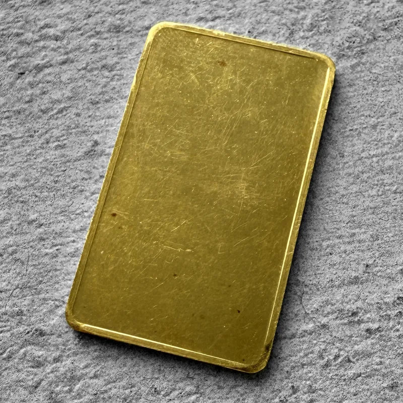 Johnson Matthey blank back 10 Gram Gold Bar Struck .9999+