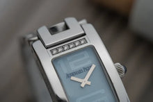 Load image into Gallery viewer, Ladies Audemars Piguet Promesse 67259ST Blue Dial Diamond Bezel
