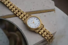 Load image into Gallery viewer, Ladies Blancpain Villeret Automatic 18K Yellow Gold Mother of Pearl Diamond Dial
