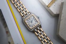Load image into Gallery viewer, Ladies Cartier Panthère 83949 Steel + 18K gold - 3 Gold Row Bracelet
