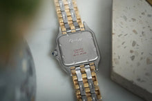 Load image into Gallery viewer, Ladies Cartier Panthère 83949 Steel + 18K gold - 3 Gold Row Bracelet
