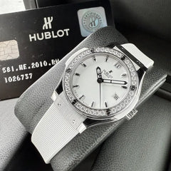 Ladies Hublot Classic Fusion 581.NE.2010.RW.1104 - Box Papers - Factory Diamond