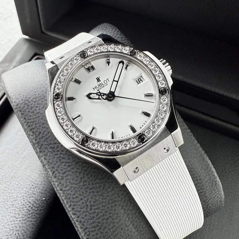 Ladies Hublot Classic Fusion 581.NE.2010.RW.1104 - Box Papers - Factory Diamond