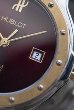 Load image into Gallery viewer, Ladies Hublot Classic MDM 1390 - 18K Gold + Stainless -Striking Red Dial
