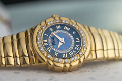 Ladies Piaget Tanagra 18K Yellow Gold 16033 M 401 D - Opal Diamond Dial- 86 Gram