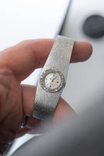 Load image into Gallery viewer, Ladies Rolex 18k Solid White Gold Diamond bezel 2166 -37 grams
