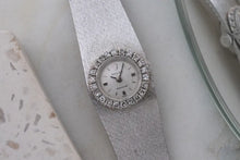 Load image into Gallery viewer, Ladies Rolex 18k Solid White Gold Diamond bezel 2166 -37 grams
