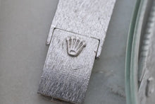 Load image into Gallery viewer, Ladies Rolex 18k Solid White Gold Diamond bezel 2166 -37 grams
