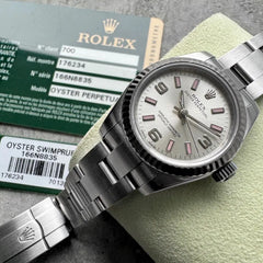 Ladies Rolex Datejust 176234 - Pink Markers– Box + Papers + Serviced