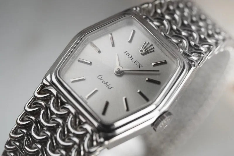 Ladies Rolex Orchid solid 18K White Gold 2683 - With box