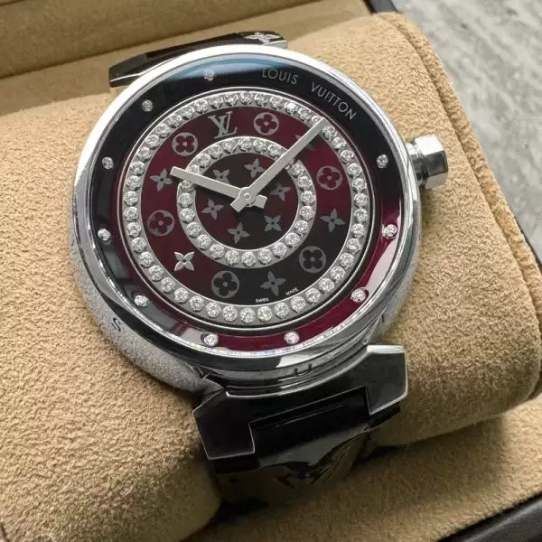 Louis Vuitton Tambour Amarante Q111C – Box / Papers + Receipt