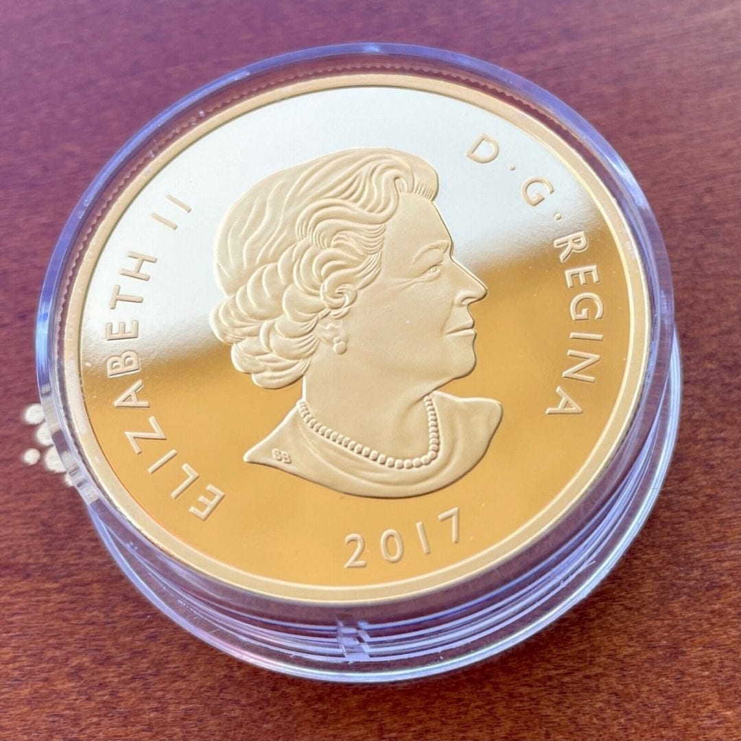 2017 Canada $250 .9999 Gold Coin - Celebrating Canadian Brilliance with Diamond