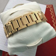 Load image into Gallery viewer, Mens 42mm 18k Gold Cartier Pasha 2726 - Box Papers +Cartier service 232 Grams

