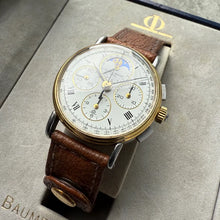 Load image into Gallery viewer, Mens Baume &amp; Mercier 6102.099 Chronograph Moonphase – Box + Papers – Unpolished

