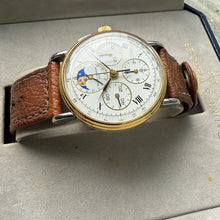 Load image into Gallery viewer, Mens Baume &amp; Mercier 6102.099 Chronograph Moonphase – Box + Papers – Unpolished
