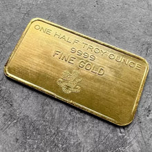 Load image into Gallery viewer, Mocatta &amp; Goldsmid LTD London Bullion Brokers est 1684 1/2 oz .9999 1/2oz Gold
