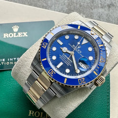 Near New Rolex Submariner 126613 Two Tone Blue dial 126613LB - Box + Papers