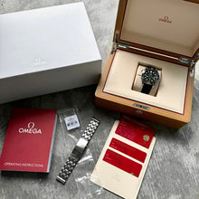 Load image into Gallery viewer, Omega Seamaster 21030422010001 Box Papers - Green Dial - Stainless + Rubber!
