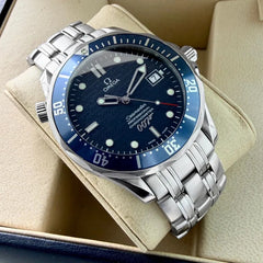 Omega Seamaster 300 Blue Dial 40th Anniversary - 25378000 - 007 James Bond